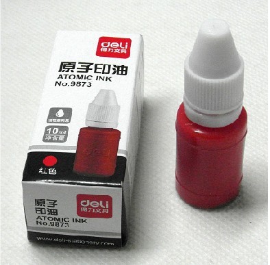 Able 9873 Atomic Inprint Oil Red Seal Oil 10ml Seal Indo Oil Finance Inprint Oil Safety Fast Dry