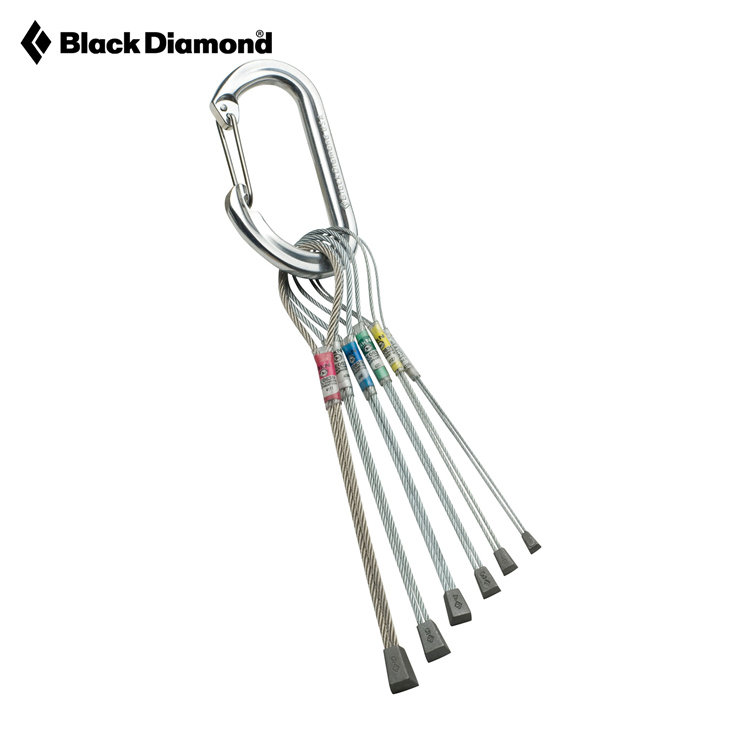American Black Diamond BD Climbing Mountaineer Micro Stopper Set #1-6 Miniature Rock Stopper Set 224410