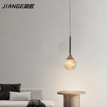 Trendy Bedside Pendant Light, Creative Bubble Light, Luxury Crystal Small Pendant Light, Modern Minimalist New Style Bar Counter Bedroom Pendant Light