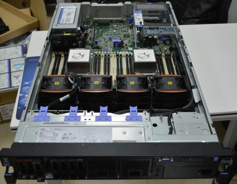 Original dress IBM X3650M4 server host supports 2 12 core 24 executive XCPU configurations