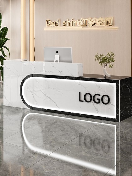 吧台收银台美容院店铺服装店柜台培训机构吧台商用公司前台接待台