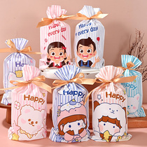 Childrens Day candy packaging bag 61 gift bag snowflake shortcake dry baking ziplock bag drawstring bag