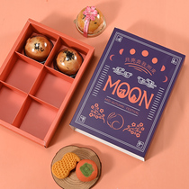 Mid-Autumn MOON Cake Box 2021 New Egg Sake Gift Box Drawer Box Empty Box MOON Rabbit 10 Set