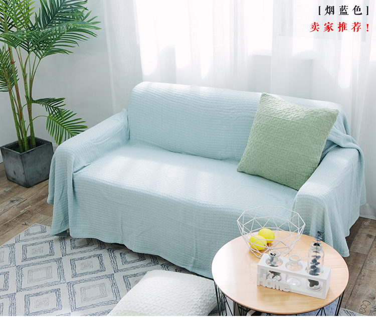 Cotton rắn màu sofa khăn vải sofa đầy đủ bao gồm sofa bọc sofa đệm bụi vải bảo vệ bìa đôi dòng chăn áo trùm máy giặt cửa trước electrolux