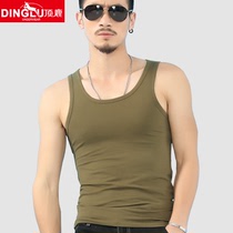 Coat solid color I-character new waistcoat sweat plain vest handsome vest man summer warm tight low chest