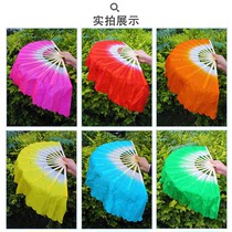 Workmanship fan props double-sided dancing fan children kindergarten elementary school students with a dance 8 inch small size fine