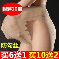 Stocks pantyhose anti-hook season ultra-thin sexy connected tube black meat silk socks