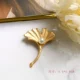 "Hoa" Baroque Western Antique Pearl Vintage Gold Matte Trâm Vintage Bow Pin - Trâm cài