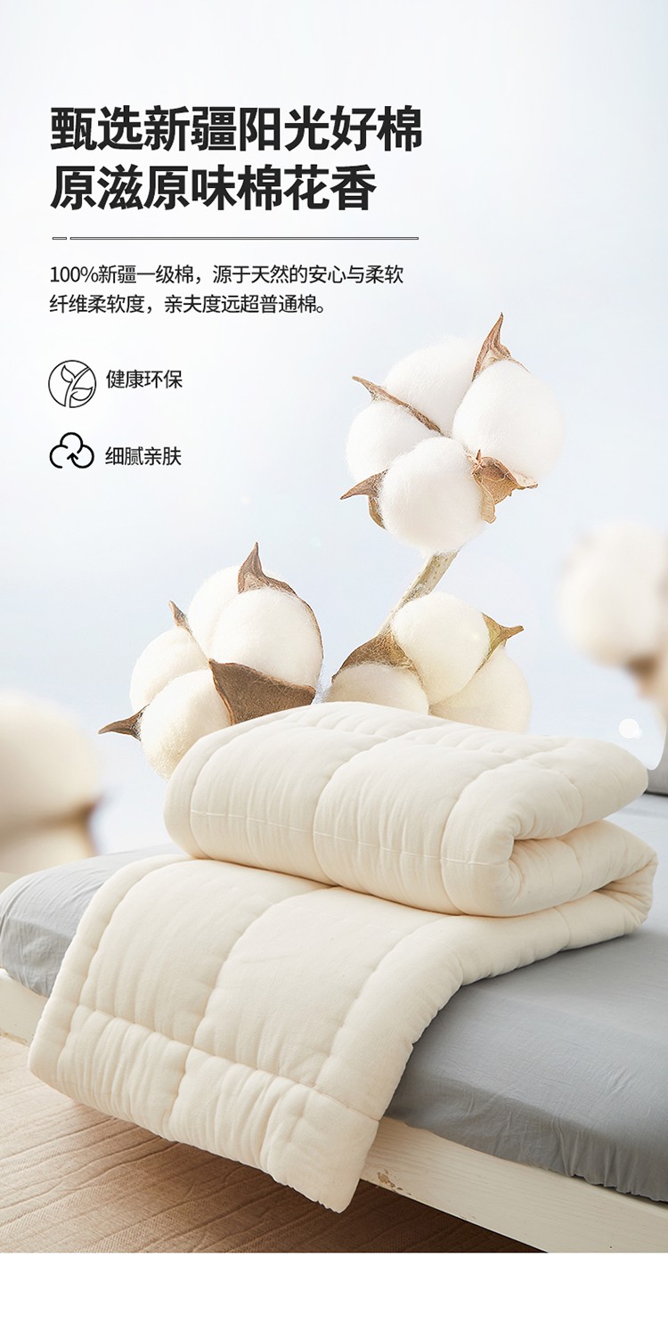 纯新疆棉花被 开学必备冬被棉被3斤 图4