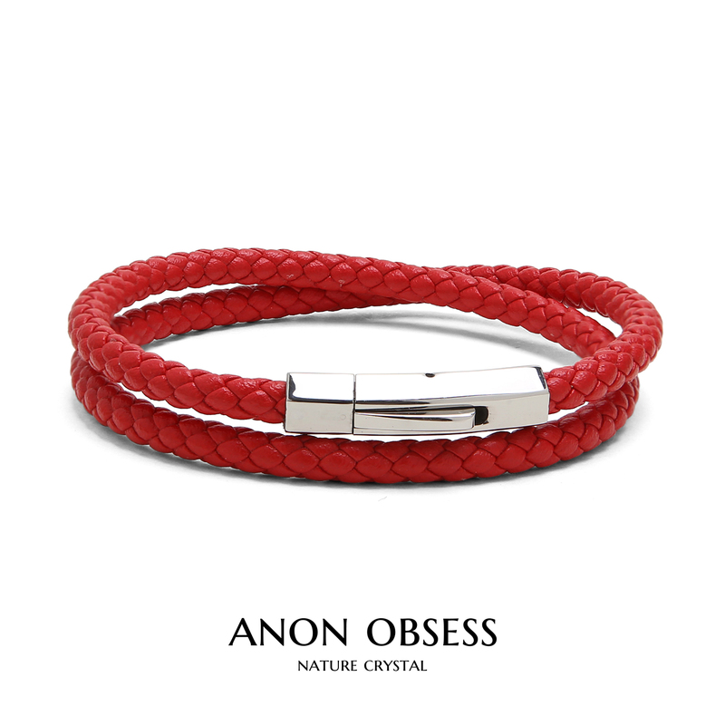 2026 New Product, Zodiac Year Red First-Layer Cowhide Bracelet, Brings Good Luck and Protection Throughout the Year, Auspicious Gift for the New Year