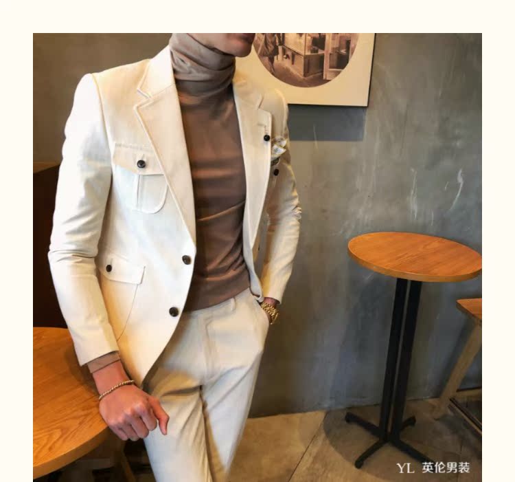 Áo khoác nam mùa thu và mùa đông của người Anh vest nam đẹp