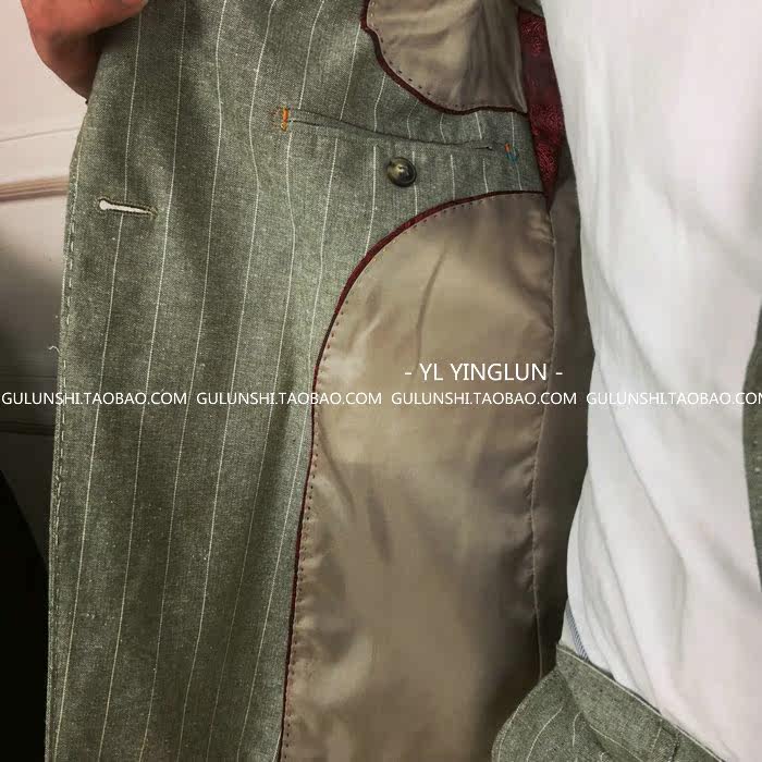 Costume homme en chanvre pour automne - Ref 1560587 Image 17