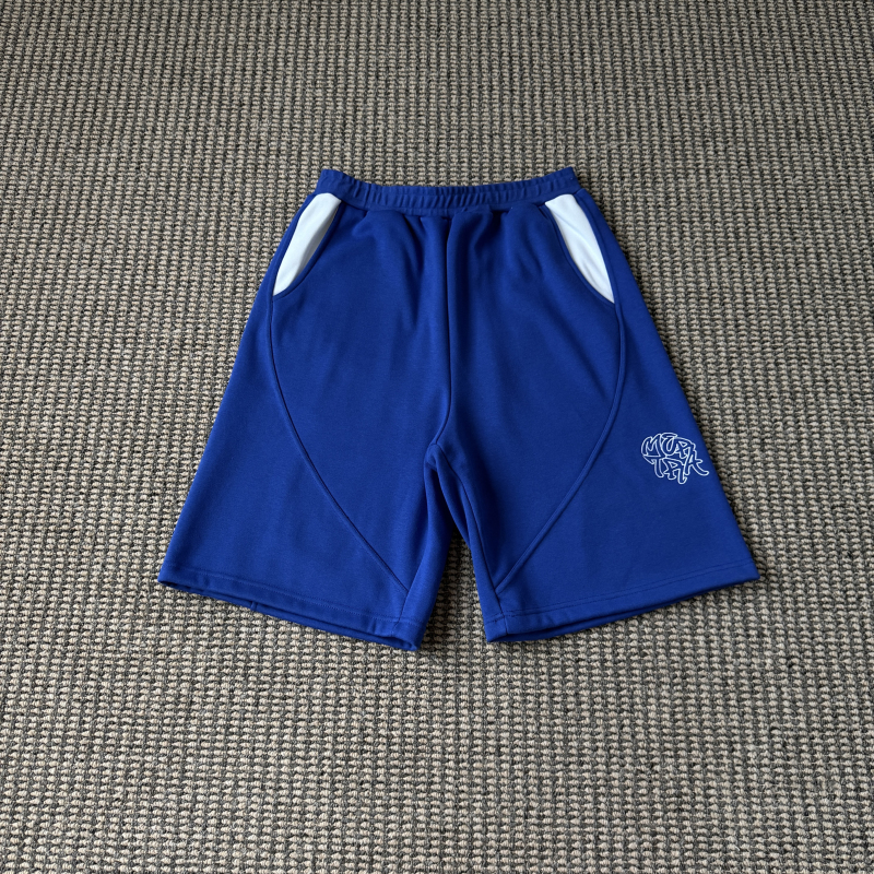 Me Blue Color-Blocked Shorts