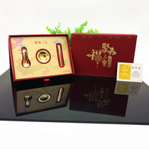 2020 The Year of the Rat Three Treasures golden bowls chopsticks gold leaf rich Golden bowls China Life Insurance Association easy-to-hand gifts
