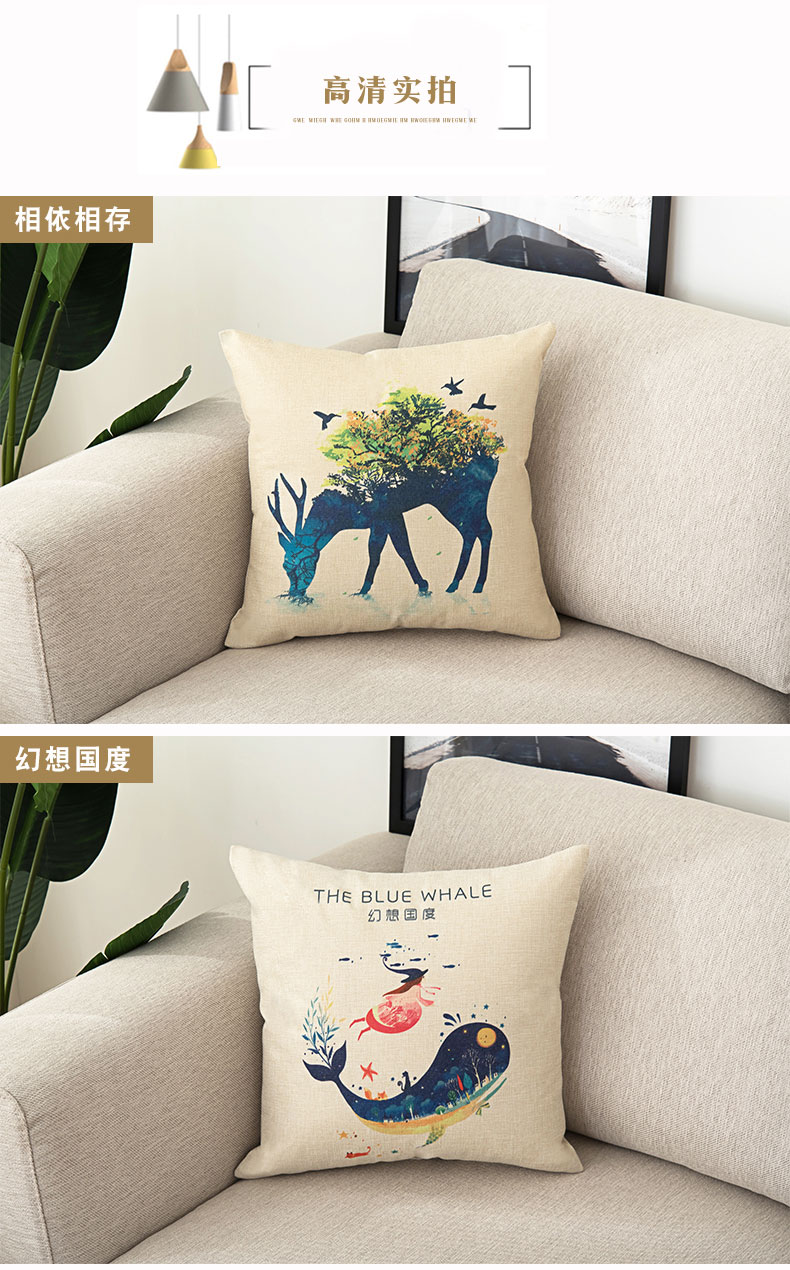 Gối đệm sofa đệm tựa lưng xe văn phòng ghế thắt lưng gối gối gối gối có thể được tùy chỉnh gối kê lưng