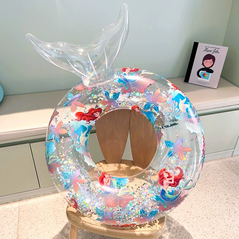 Trẻ em sequin nàng tiên cá bơi vòng nách vòng Internet người nổi tiếng dày trong suốt phim hoạt hình nổi vòng ins bé gái phao boi chong lat phao bơi biển naturehike