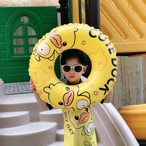 Детский плавательный круг, водные блестки для ногтей, спасательный жилет, популярно в интернете, семейный стиль