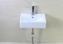  Square wall-mounted washbasin Small apartment hanging basin Bathroom Bathroom washbasin Balcony washbasin table basin