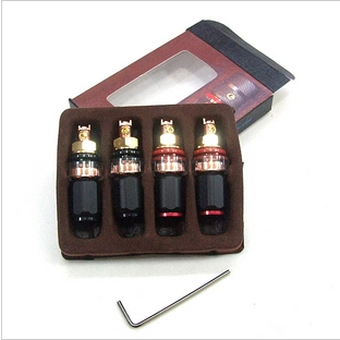 High non-gaofei sound box power amplifier wiring post copper wiring post RCA TERMINATE SOCKET Short foot