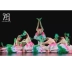 Trẻ em thứ chín Xiaohe phong cách trang phục cô gái nhảy trên bầu trời cỏ fluffy váy hiệu suất sân khấu bộ đồ nhảy bé trai  Trang phục