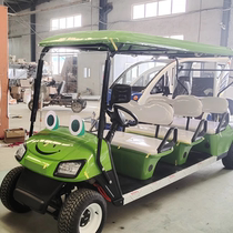 4-6-8-seater electric four-wheel sightseeing car scenic tourist golf hotel reception house viewing ferry battery car