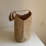 Универсальная вместительная и большая соломенная модная пляжная сумка на одно плечо, французский стиль