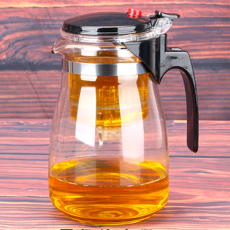 Piaoyi Cup detachable and washable liner bubble teapot large capacity tea breinner household tea heat-resistant glass tea set 900ml