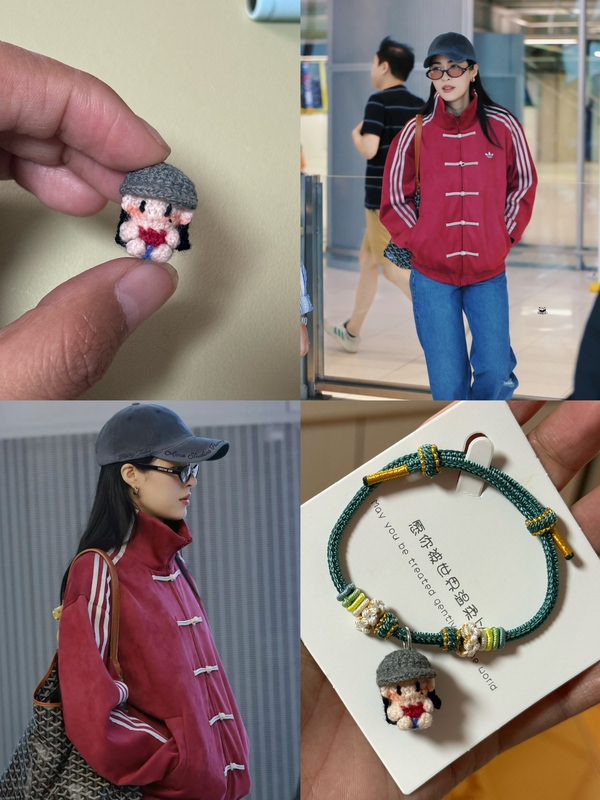 Kuang Lingling's Thai Star Bracelet, a Hand-Crocheted Finished Product, Is a Gift for Friends, Besties, or Colleagues