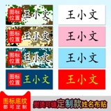 Железный бак сшил офисное название и название для взрослых тканевых наклейки, устанавливая монохромные тренировки камуфляж