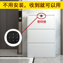 Door shoe cabinet outdoor aisle elevator entrance is placed in the corridor outside the door with one wall household small narrow band lock