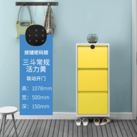 Оранжевые три ведра желтых 500 пуговиц