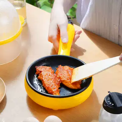 Omelette, steamed egg, boiled egg, household mini plug-in small frying pan, automatic power-off egg breakfast artifact