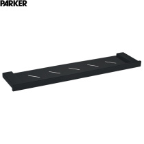 German black cosmetics rack stainless steel paint frosted flat storage platform bathroom hardware bathroom storage rack