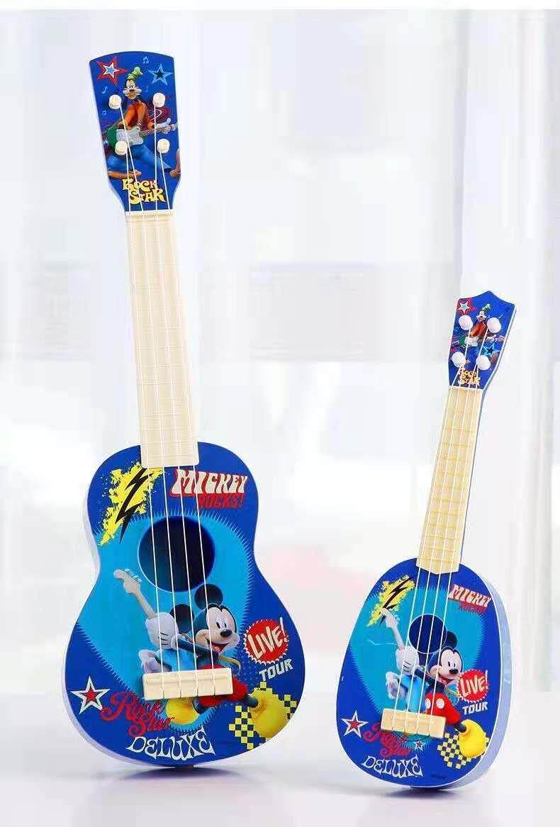 Детская гитара 尤克里里初小吉他玩具音乐宝宝3至6岁儿童玩具吉他女孩迷你乐器男 Disney