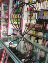 Wrought iron hat rack European style hanging rack display rack storage simple floor hat holder hat support hat rack