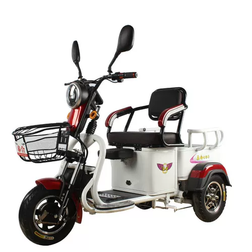 Hongbao Tong Electric Trioycle Car Домохозяйство Новый маленький маленький шкал -пикат и дети, пожилые люди, тянут товары, несут король батареи три колеса, три колеса