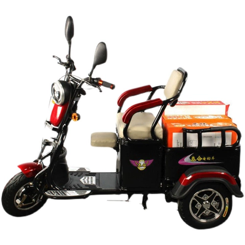 Hongbao Tong Electric Trioycle Car Домохозяйство Новый маленький маленький шкал -пикат и дети, пожилые люди, тянут товары, несут король батареи три колеса, три колеса