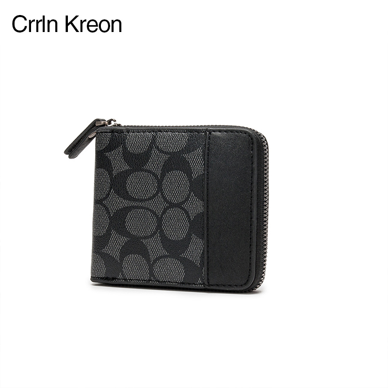 Official Website Genuine Men's Wallet, Short Style, New Model, Zippered Leather Wallet, Multifunctional Zippered Coin Pocket, Birthday Gift Official Website Genuine Men's Wallet, Short Style, New Model, Zippered Leather Wallet, Multifunctional Zippered Coin Pocket, Birthday Gift