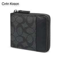 Crrln Kreon men's wallet short tide brand 2021 new casual youth zipper wallet multi-function