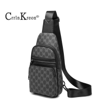 Crörln Kreon chest bag Male Tide Cards Summer Tide single shoulder bag Sport Leisure Ins diagonal satchel small backpack