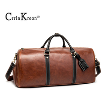Crrln Kreon travel bag men's hand-held travel large-capacity duffel bag trend shoulder slung fitness bag