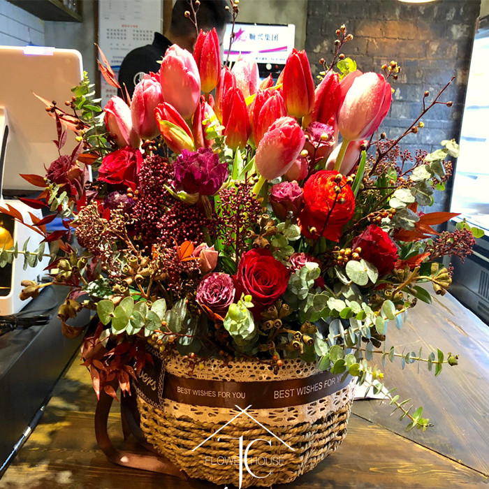 Opening Joe Moving Celebration Promotion Concert Handflower Basket Flowers delivery Shanghai