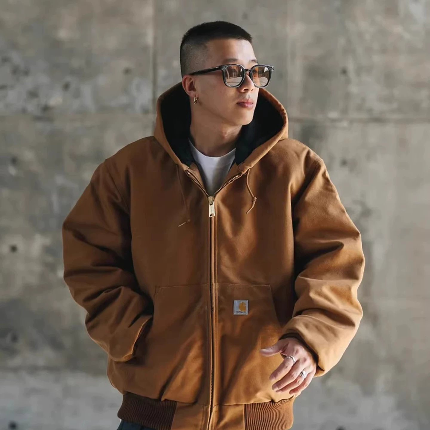 Пульсующая трендовая куртка Carhartt Carhartt J140 американская рабочая форма родной хлопковый жакет с капюшоном утолщенная куртка