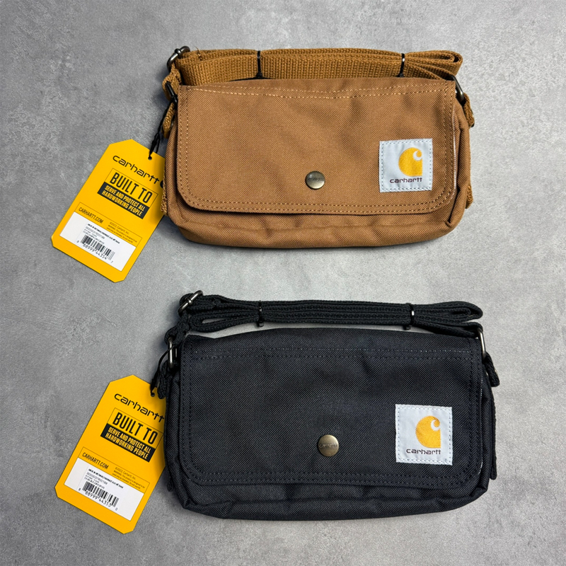 Authentic In-Stock Carhartt Canvas Messenger Bag Unisex Waist Bag Single Shoulder Workwear Crossbody Backpack Trendy Authentic In-Stock Carhartt Canvas Messenger Bag Unisex Waist Bag Single Shoulder Workwear Crossbody Backpack Trendy