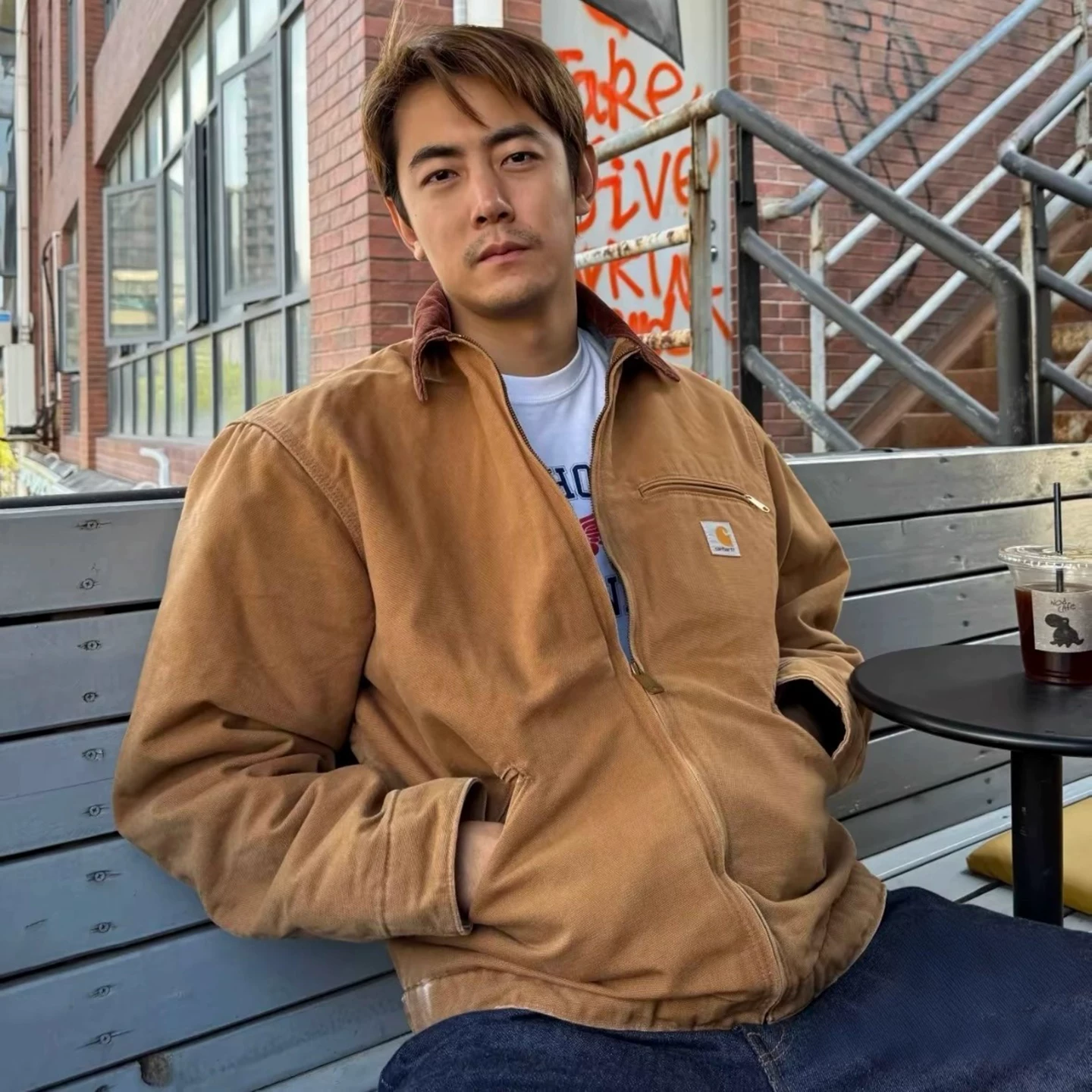 Подлинная куртка Carhartt Carhartt 103828 американская Detroit куртка Interstellar та же куртка