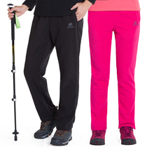 Tantuos new outdoor assault pants mens winter velvet thickening mountaineering warm waterproof windproof ski fleece soft shell