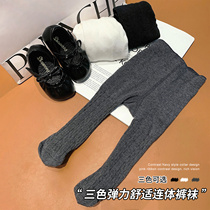 Chen big pig l mother female baby socks autumn new socks girls pantyhose Joker anti-wear little girl