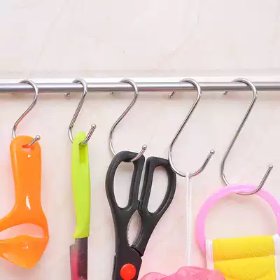 High quality stainless steel S adhesive hook portable multi-coat adhesive hook S incognito adhesive hook coat adhesive hook 1