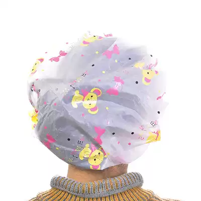 Korean fashion cute waterproof shower cap thickened adult women shampoo cap Waterproof shower cap Bathing cap
