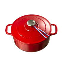 French imported soup pot CHASSEUR enamel cast iron pot pot pot braised sawing pot frying stew pot wok wok wok 22cm